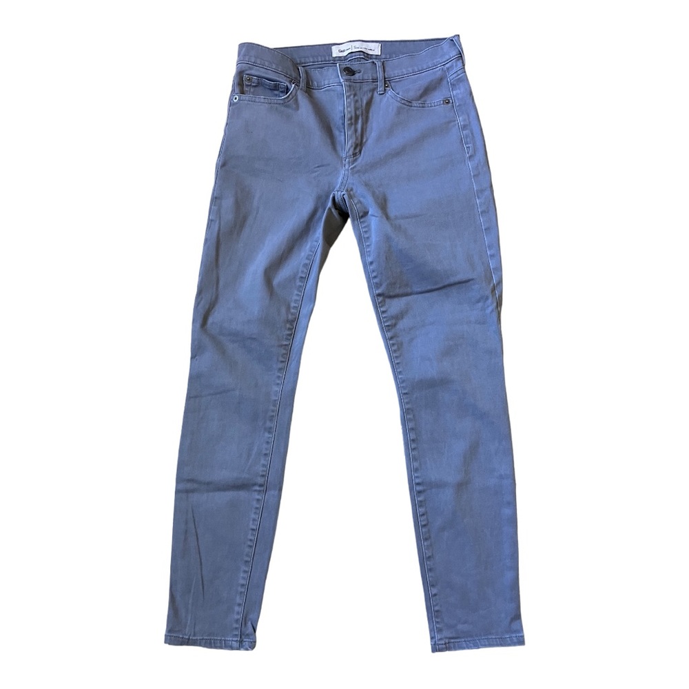 Gap 1969 Grey Jeans Woman Size 27 True Skinny Ankle